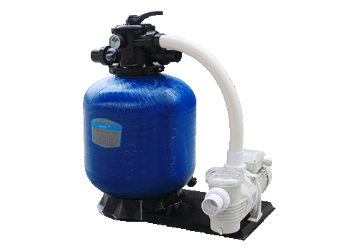 一体化玻璃纤维石英砂过滤机组WL-ADG-大中小型过滤器及阀门