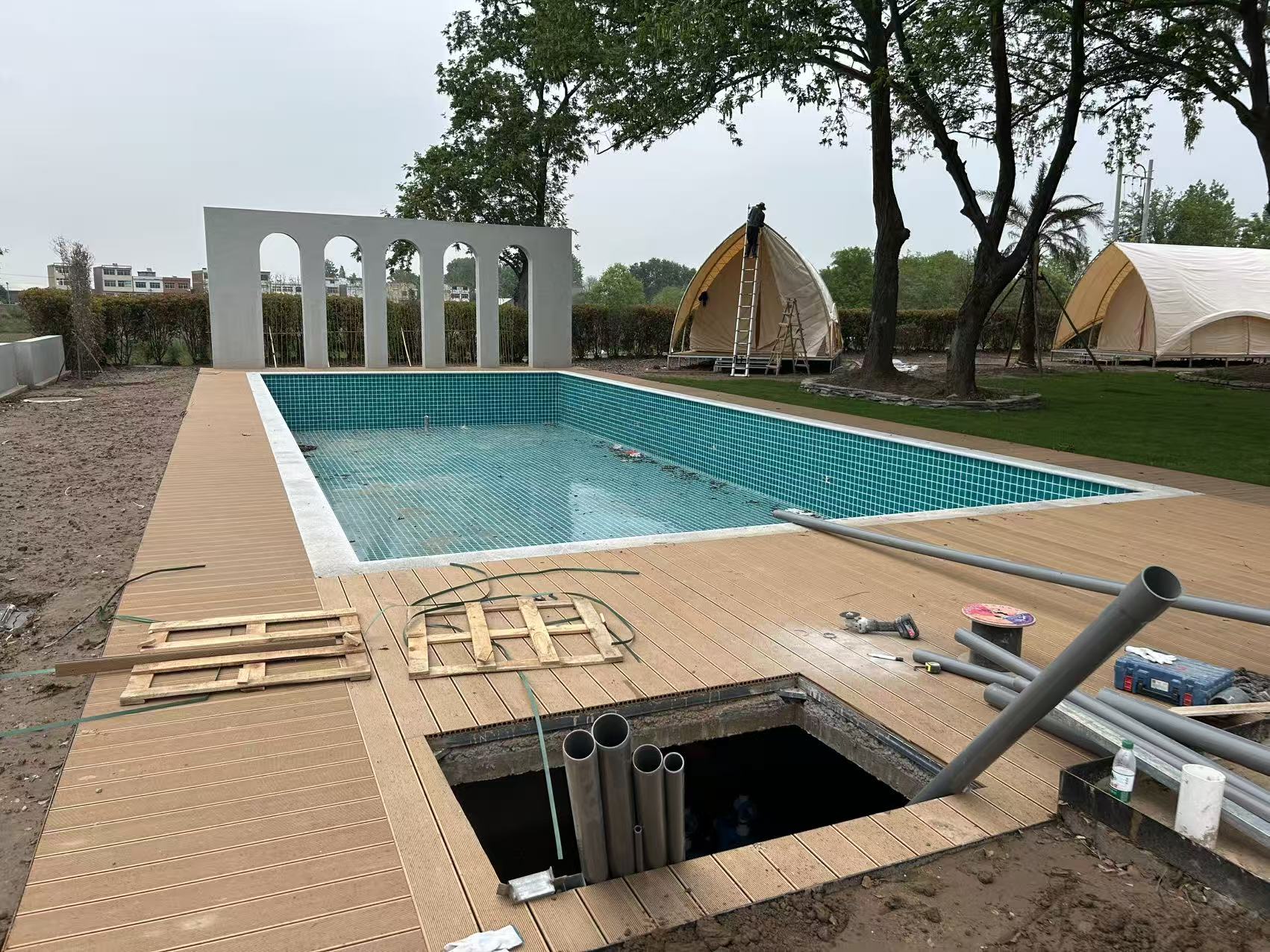 安庆市宿松县少间泾州渡民宿泳池