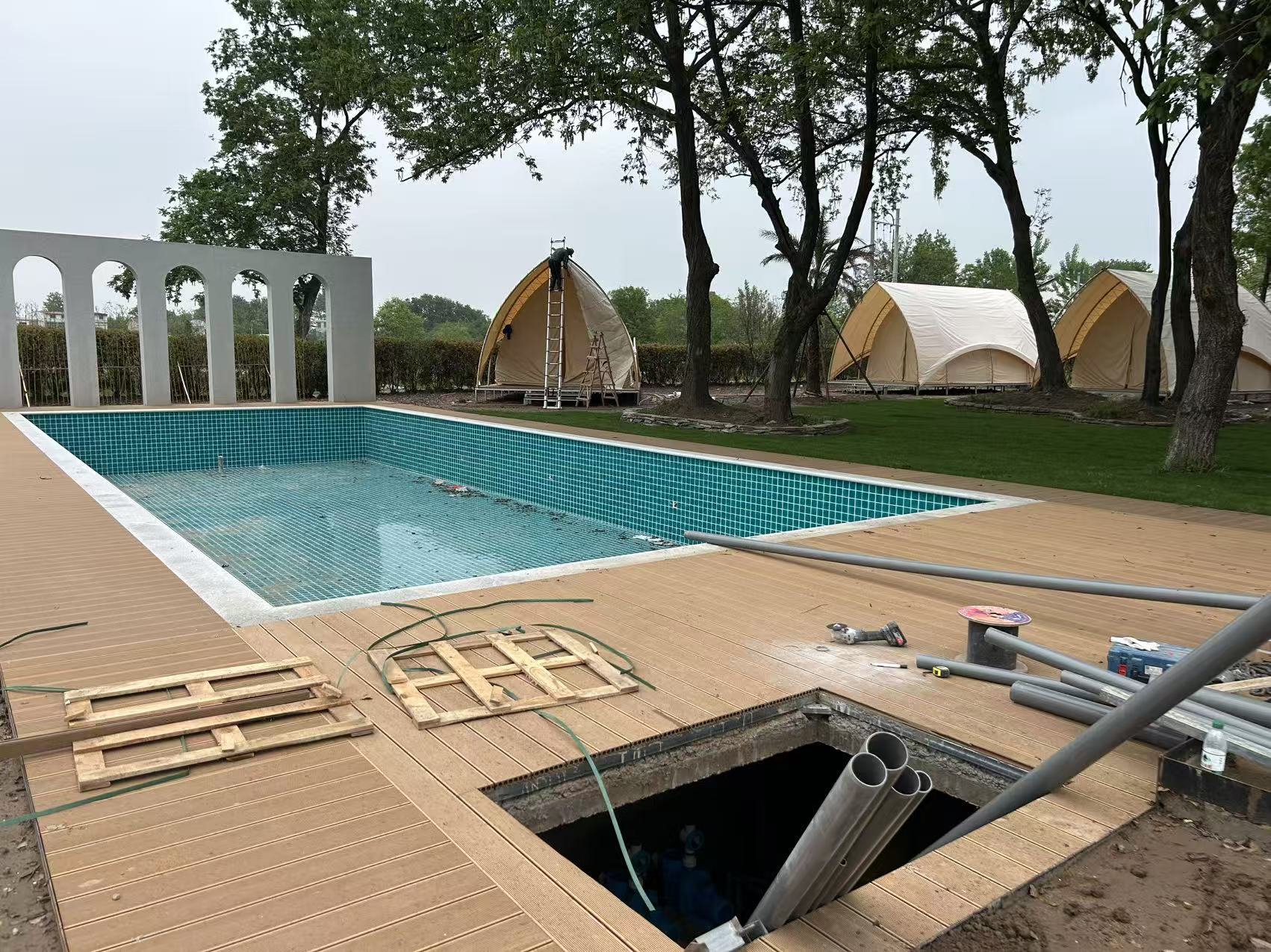 安庆市宿松县少间泾州渡民宿泳池