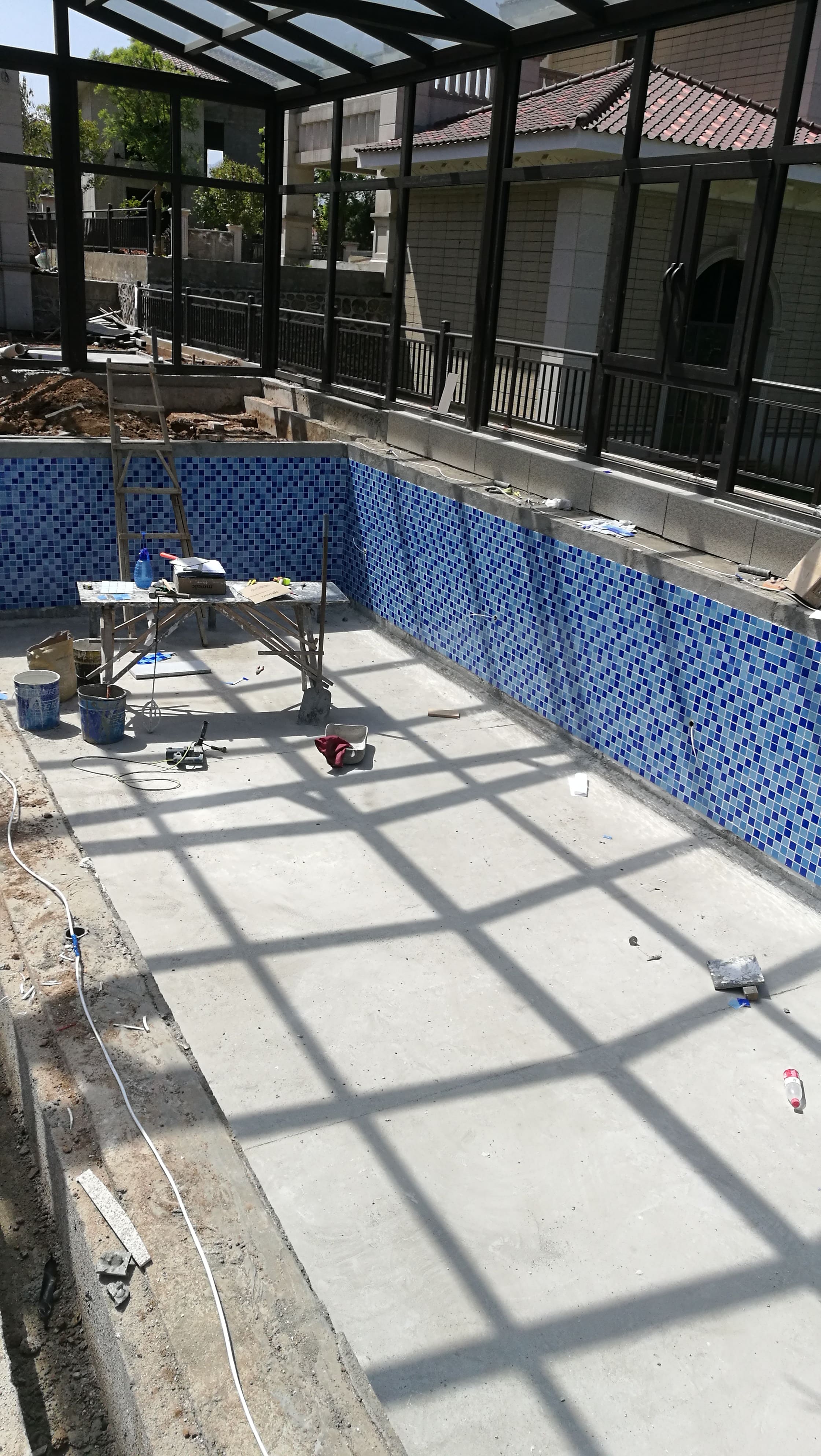 西安国领别墅室内泳池