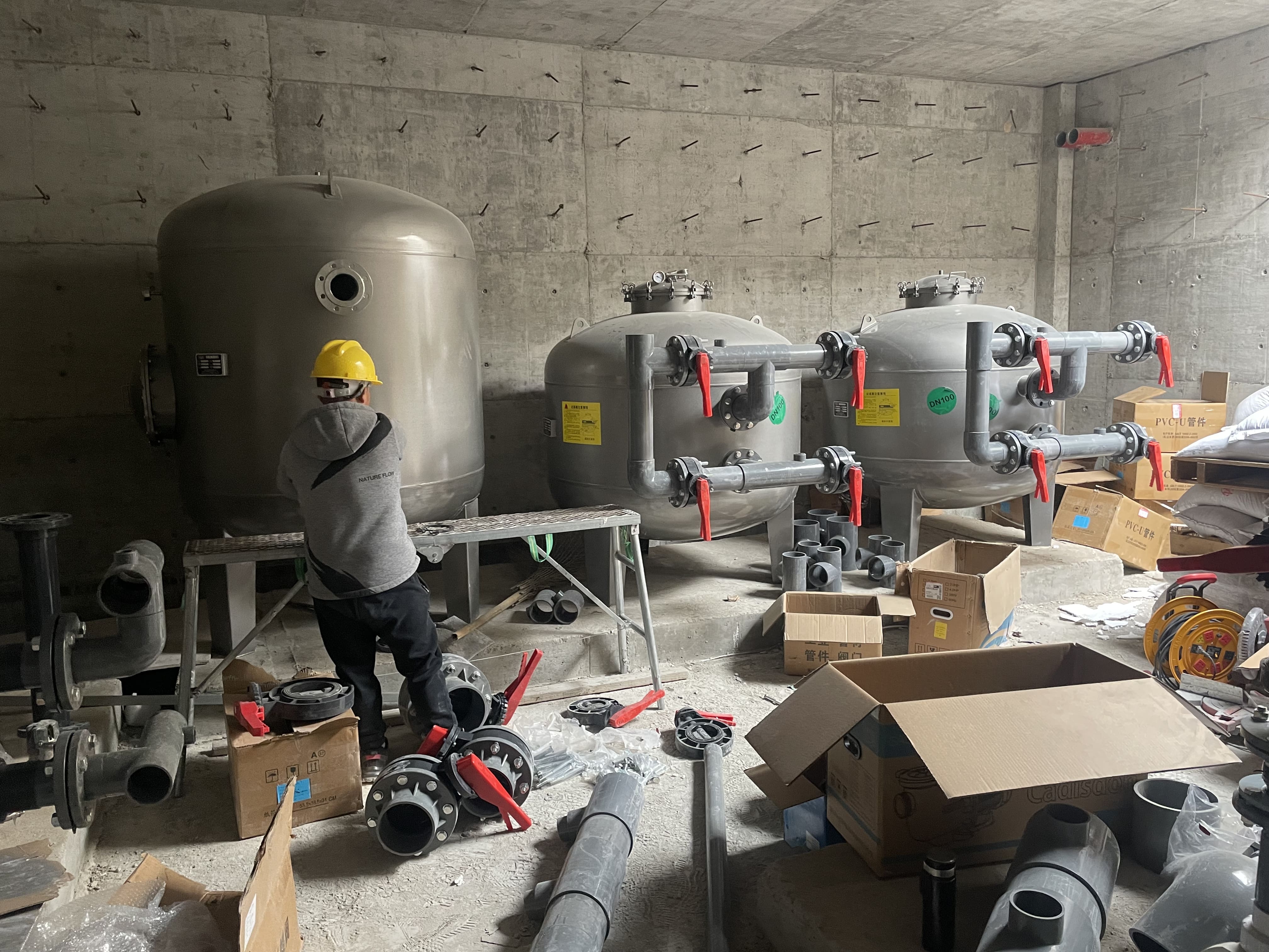 巢湖市黄麓镇消防总队室内泳池