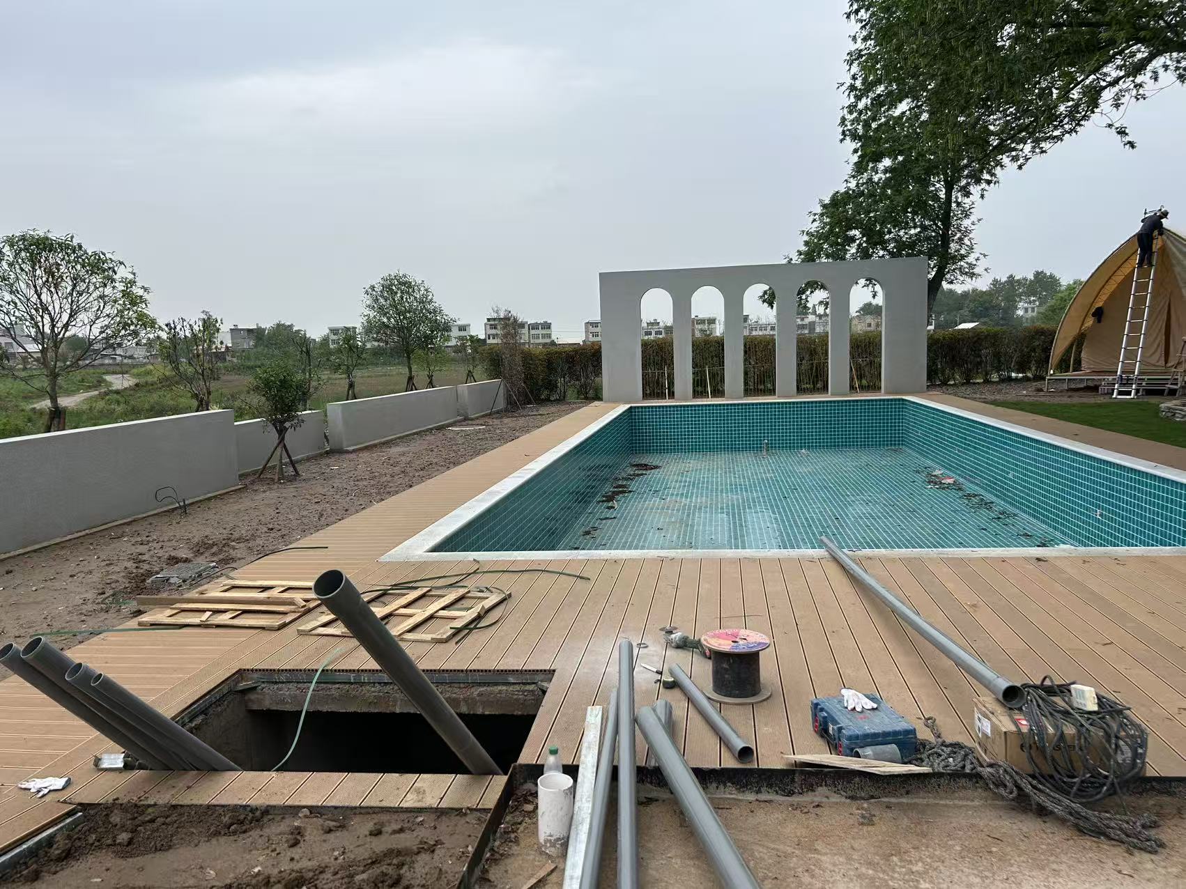 安庆市宿松县少间泾州渡民宿泳池