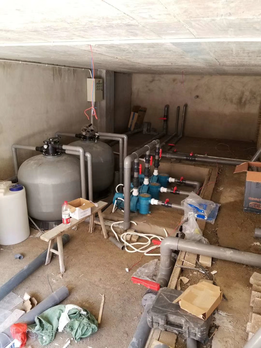 扬州仪征市枣林湾少间花筝曲民宿泳池